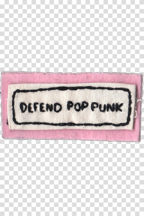 Full, Defend Pop Punk embroider transparent background PNG clipart