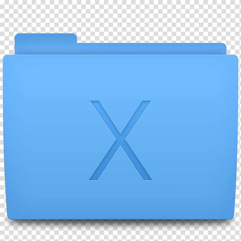Accio Folder Icons for OSX, System, blue computer icon transparent background PNG clipart