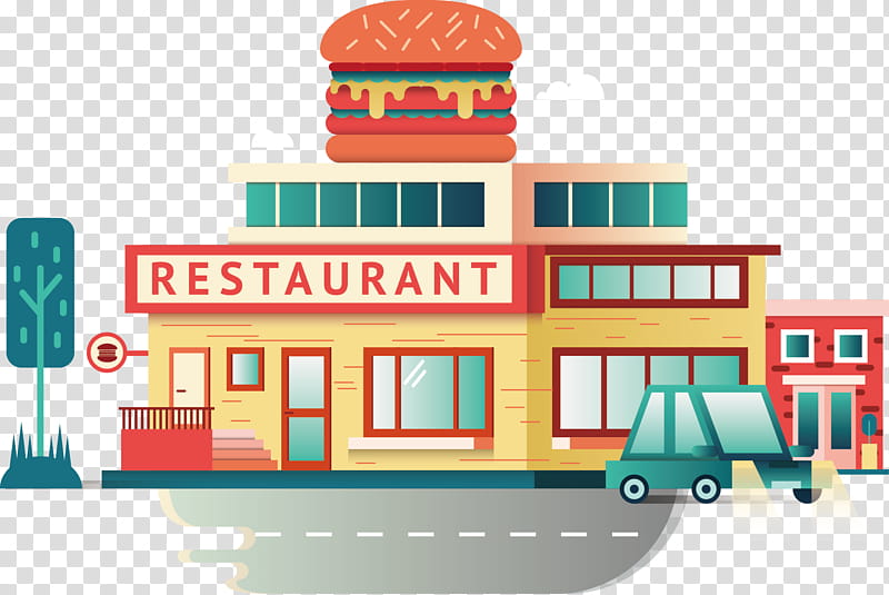 Building, Restaurant, Bar, Fast Food Restaurant, Dinner, Transport, Vehicle, House transparent background PNG clipart