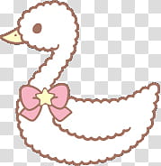 Iconos Little Twin Stars, white duck art transparent background PNG clipart