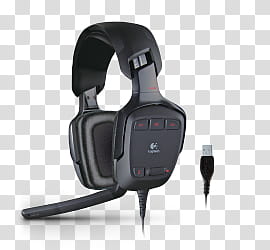Logitech G series icons, G Surround Sound Headset transparent background PNG clipart