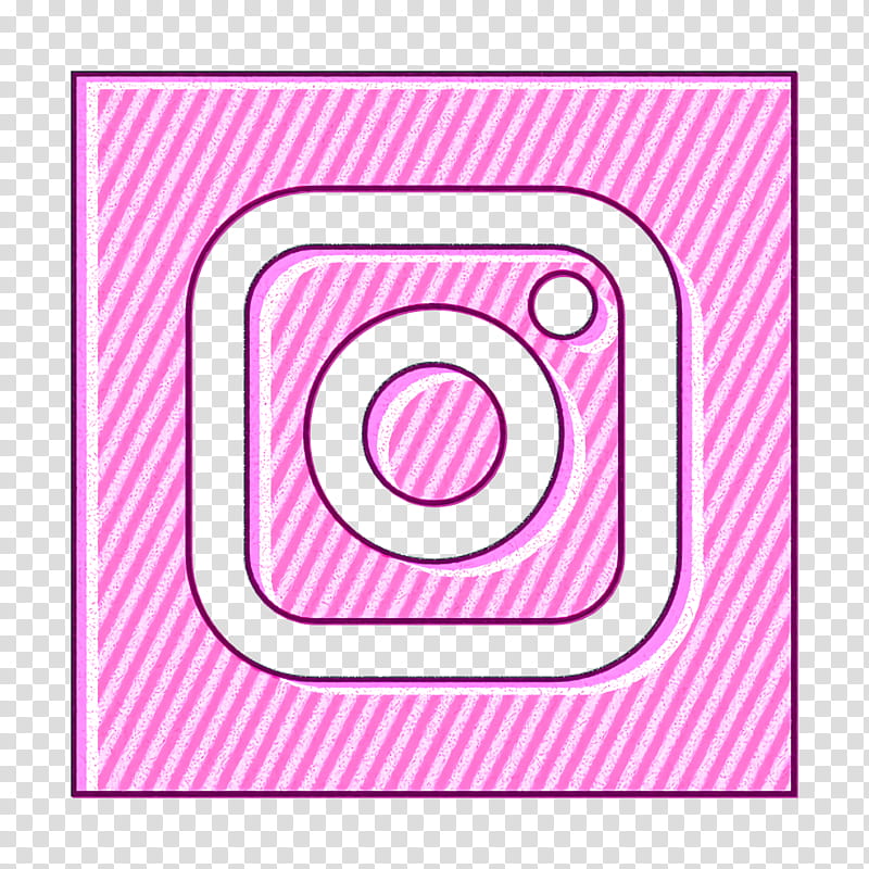 Instagram Icon, Social Networks Logos Icon, Pink M, Line, Point, Meter, Circle, Magenta transparent background PNG clipart