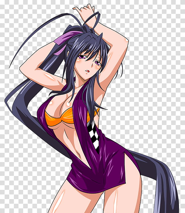 Akeno Himejima Racing Queen Cut Out transparent background PNG clipart