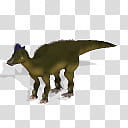 Spore creature Lambeosaurus female transparent background PNG clipart
