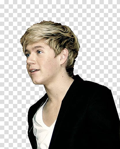 Niall Horan, man in black suit transparent background PNG clipart