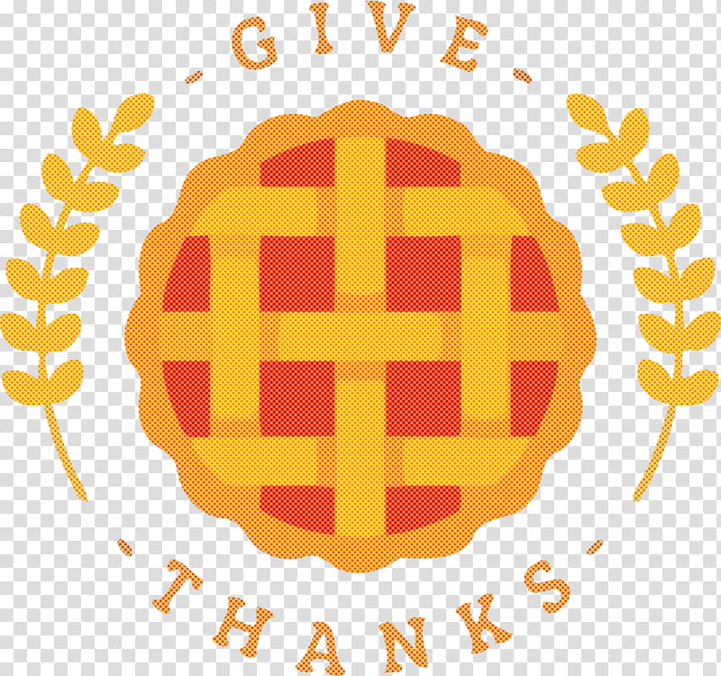 give thanks thanksgving, Yellow, Emblem, Symbol, Logo, Crest, Circle transparent background PNG clipart