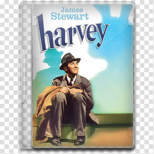 Movie Icon Mega , Harvey, Harvey DVD case transparent background PNG clipart