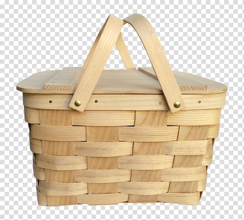 Gift, Picnic Baskets, Wicker, Handle, Woven Fabric, Willow Wood Picnic Basket, Storage Basket, Longaberger Company transparent background PNG clipart