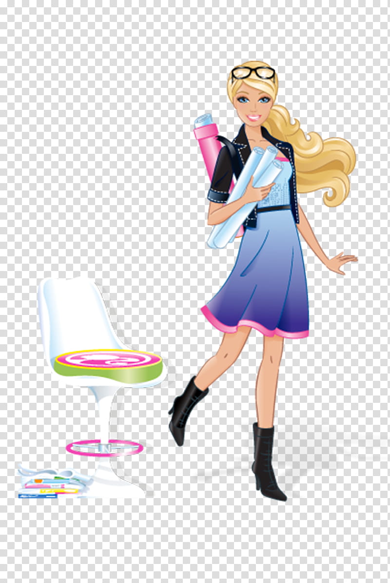 Barbie and Friends, Barbie standing illustration transparent background PNG clipart