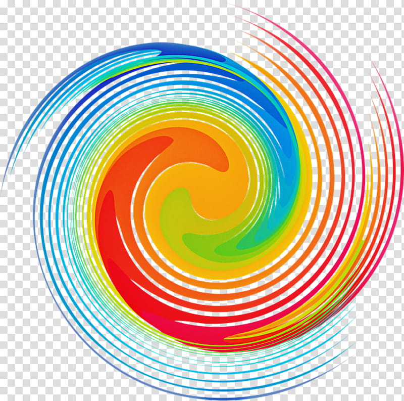 Orange, Line, Circle, Vortex, Colorfulness transparent background PNG clipart