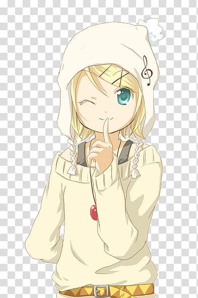 Render  Special Kagamine, female anime character transparent background PNG clipart