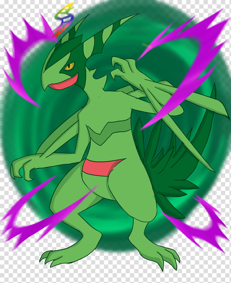 Fan Made Megas: Sceptile transparent background PNG clipart