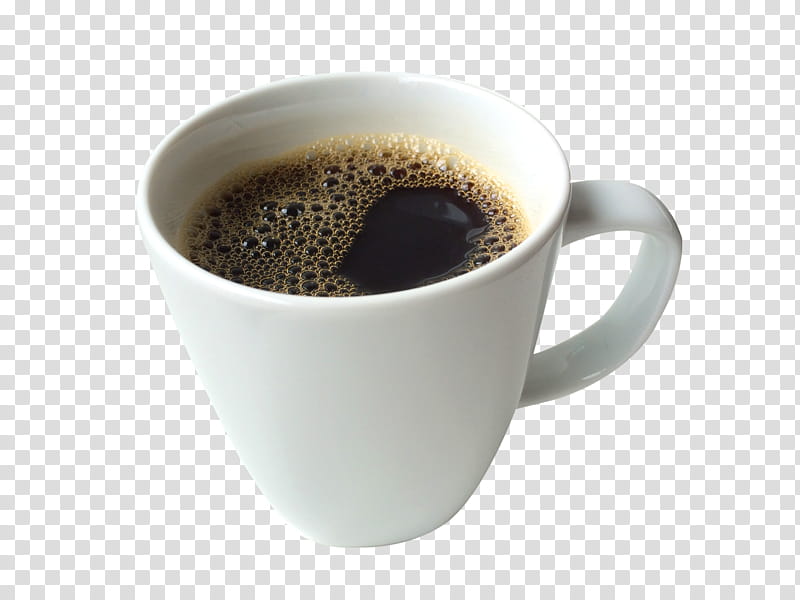 filled white mug with coffee transparent background PNG clipart