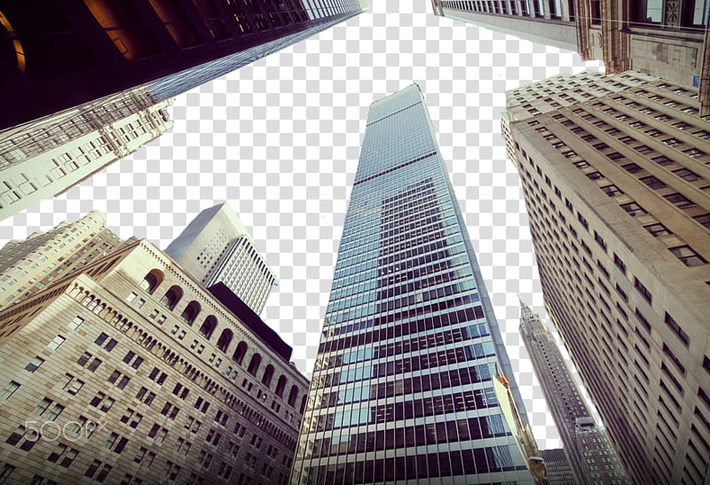 Building s, worm eye view of buildings transparent background PNG clipart