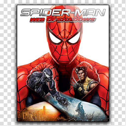 Icon Spider Man Web of Shadows transparent background PNG clipart