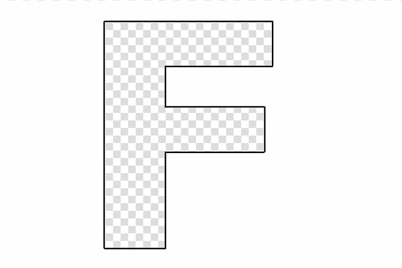 Letter F Clipart Black And White