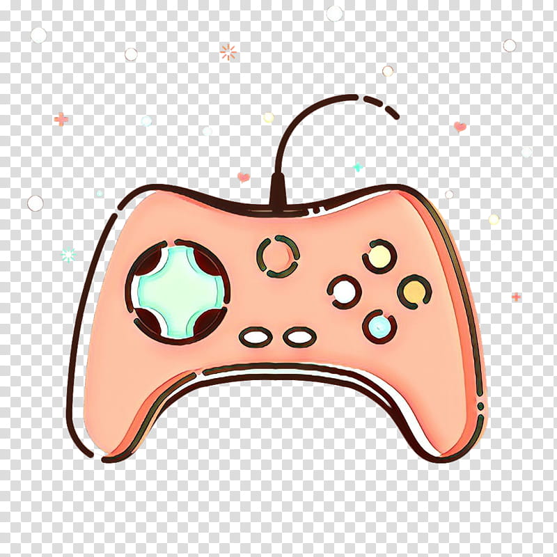 Xbox Controller, Cartoon, Video Games, Game Controllers, Video Game Consoles, Video Game Console Accessories, Technology, Orange transparent background PNG clipart