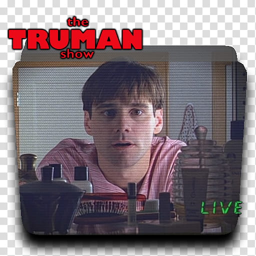 Jim Carrey Movies Icon , The Truman Show v transparent background PNG clipart