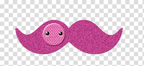 mustache, pink mustache illusration transparent background PNG clipart