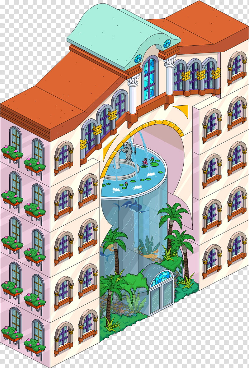 Building, Simpsons Tapped Out, Resort, Kwikemart, Snake Jailbird, Mr Burns, Hotel, Springfield transparent background PNG clipart