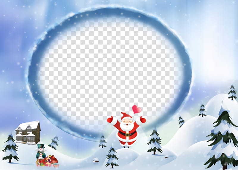 Christmas frame Christmas border Christmas decor, Christmas , Sky, Snow, Winter transparent background PNG clipart