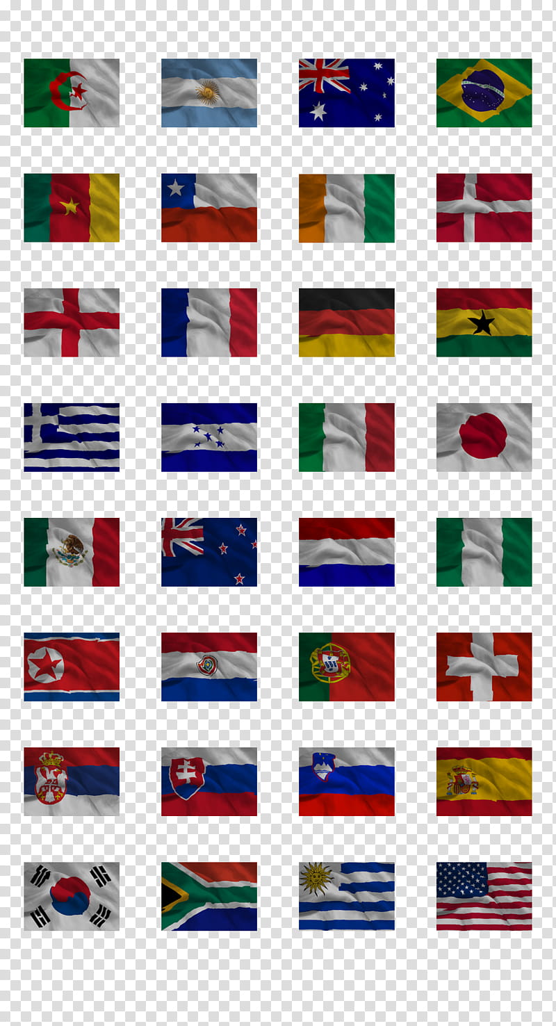 Flags of the World Cup , assorted country flags transparent background PNG clipart