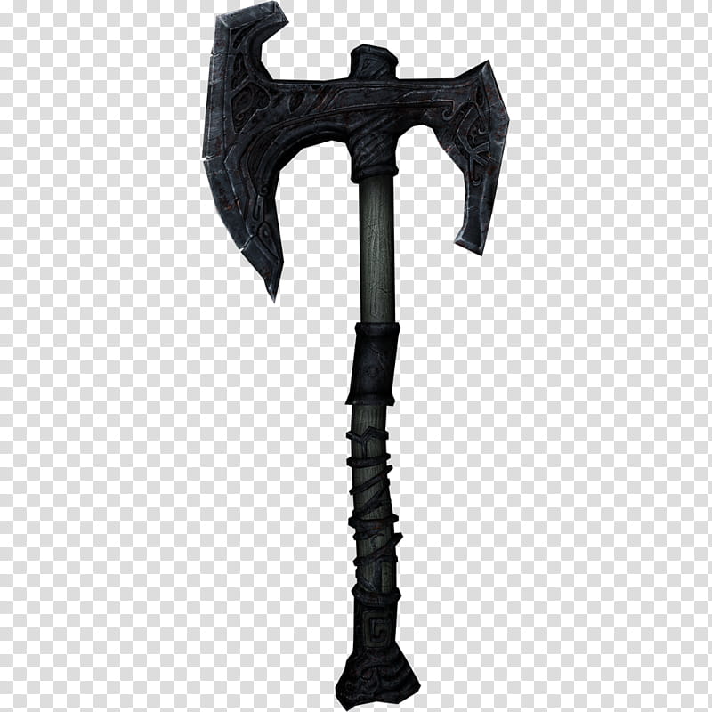 Hammer, Battle Axe, War Hammer, Video Games, Weapon, Tamriel, Armour, Roleplaying Game transparent background PNG clipart