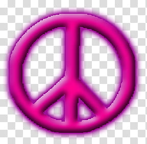 purple peace sign transparent background PNG clipart