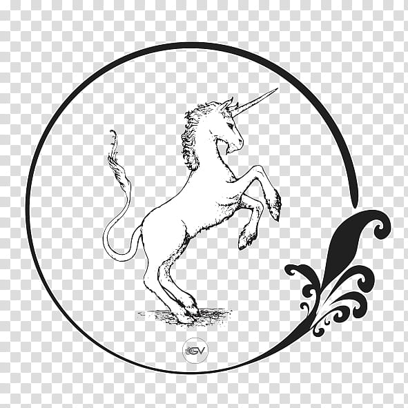 Unicorn Drawing, Pollinator Garden, Garden Club, Logo, Association, White, Line Art, Black transparent background PNG clipart