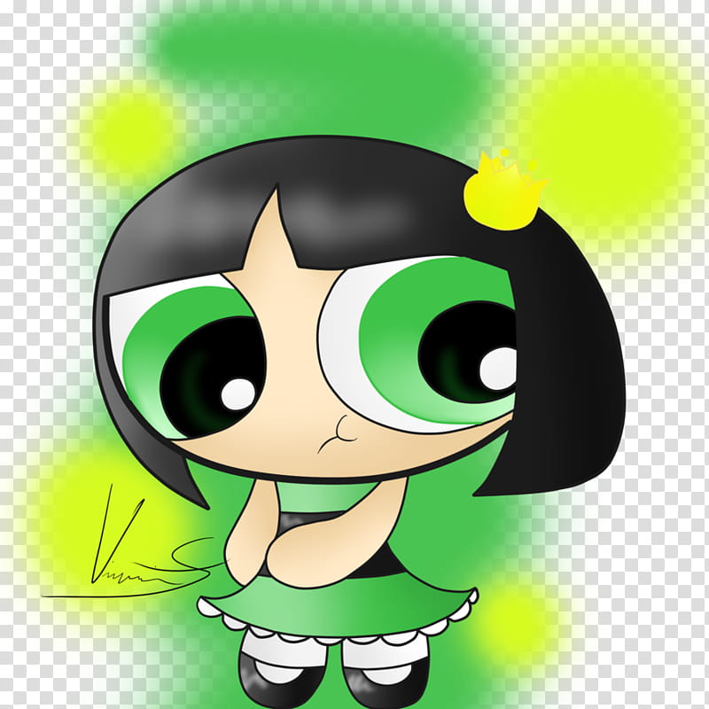 Green Grass, Buttercup, Character, Computer, Personality, Fan Club, Powerpuff Girls, Cartoon transparent background PNG clipart