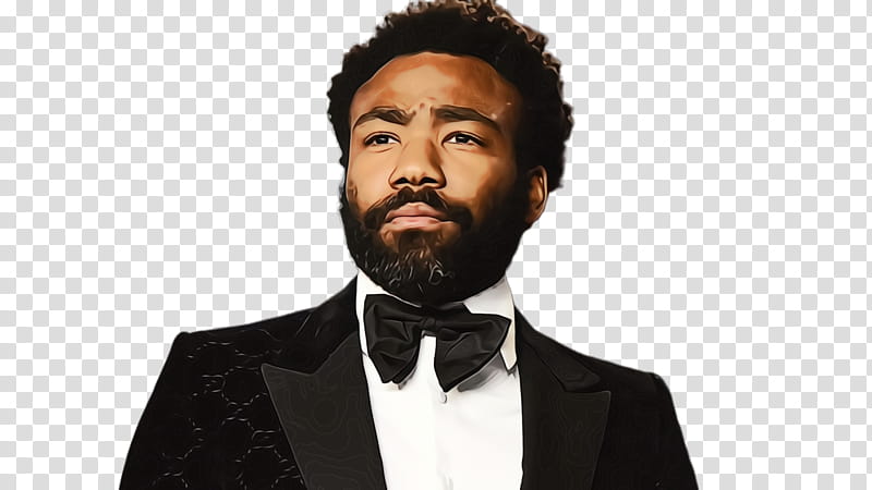 Hair, Watercolor, Paint, Wet Ink, Donald Glover, Saturday Night Live, Musical Guest, Actor transparent background PNG clipart