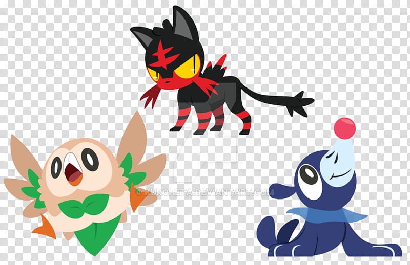Cat And Dog, Rowlet, Popplio, Litten, Rom Hacking, Artist, Game Boy Advance, Cartoon transparent background PNG clipart