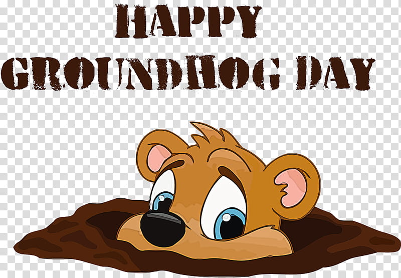 groundhog day happy groundhog day groundhog, Spring
, Cartoon, Snout, Brown Bear, Animation, Grizzly Bear, Beaver transparent background PNG clipart