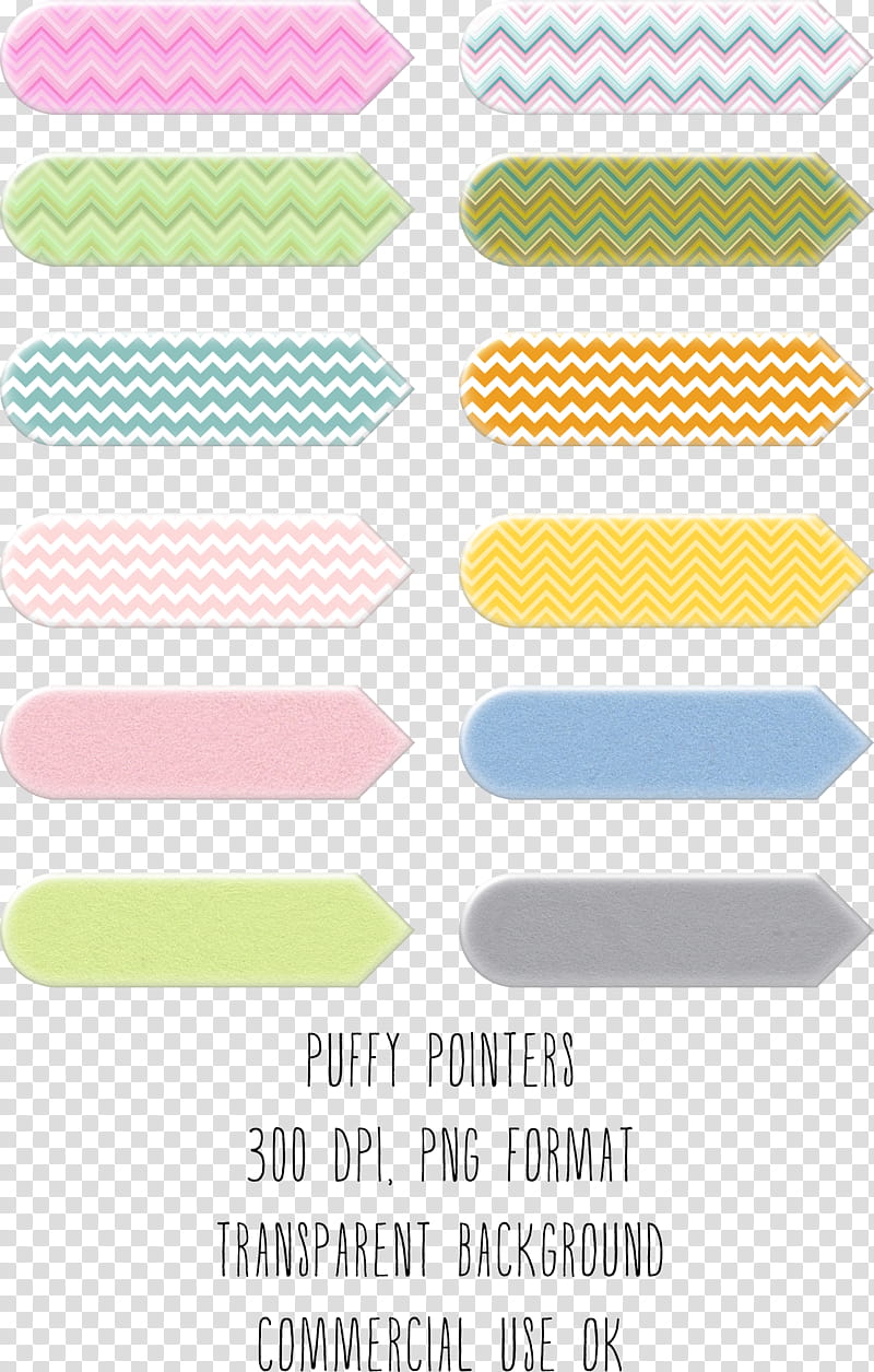 Puffy Pointers, assorted-color puffy pointers transparent background PNG clipart