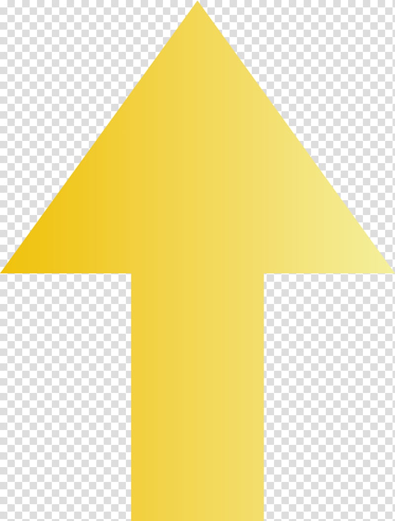 up arrow arrow, Yellow, Symbol, Triangle transparent background PNG clipart