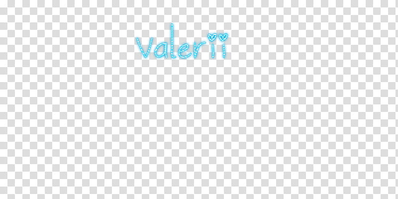 Texto Valerii transparent background PNG clipart