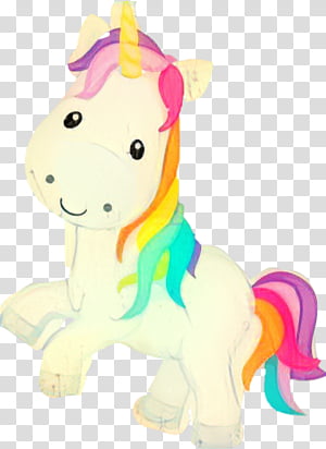Rainbow Watercolor, Unicorn, Watercolor Painting, Animal Figure, Pony, Horse, Mane, Toy transparent background PNG clipart thumbnail