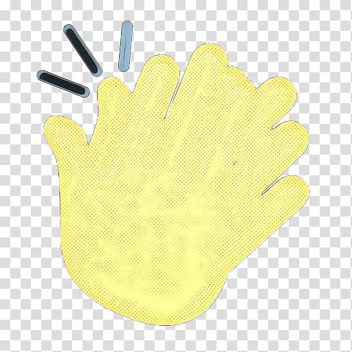 Vintage, Pop Art, Retro, Finger, Glove, Yellow, Material, Safety transparent background PNG clipart