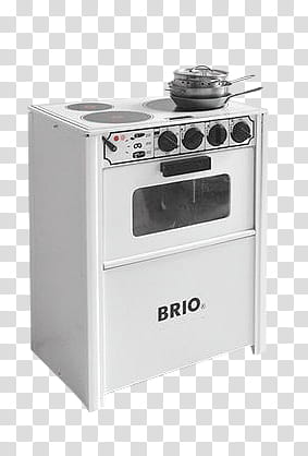 , white Brio -burner stove oven transparent background PNG clipart