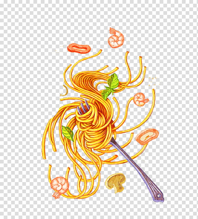 Eating, Pasta, European Cuisine, Noodle, Food, Spaghetti, Painting, Fork transparent background PNG clipart
