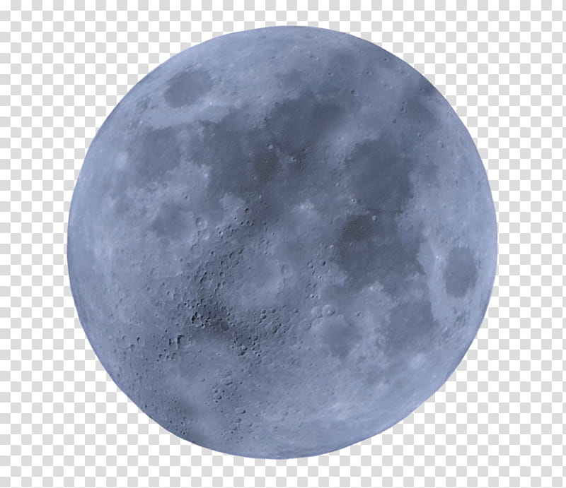 Free: Blue Planet Moon Png Image - Blue Full Moon Png 