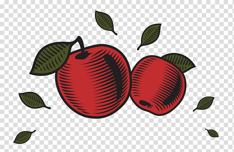 Green Leaf, Apple, Fruit, Red, Plant, Tree, Food, Strawberry transparent background PNG clipart