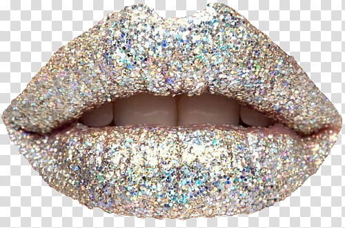 MONY Set, silver glitter lipstick transparent background PNG clipart