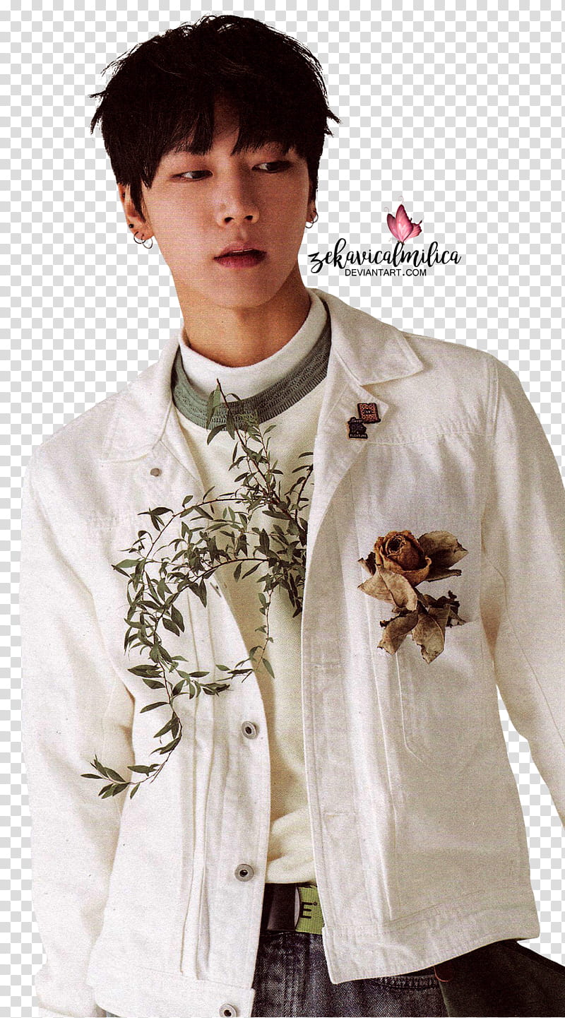 NCT Ten  Season Greetings, man wearing a white jacket transparent background PNG clipart