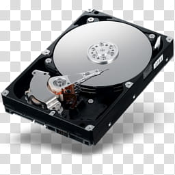 Devices Alpha Icons n , Hard Disk HDD . SATA, black and gray internal HDD transparent background PNG clipart