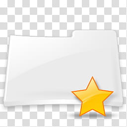 InneX v , yellow star and white folder illustration transparent background PNG clipart