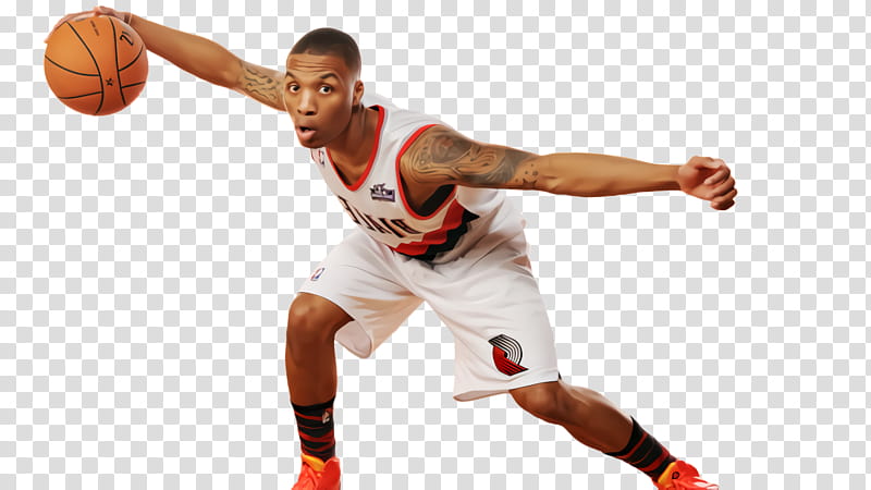 Damian Lillard, Basketball Player, Competition, Sports, Basketball Moves, Ball Game, Team Sport, Throwing A Ball transparent background PNG clipart