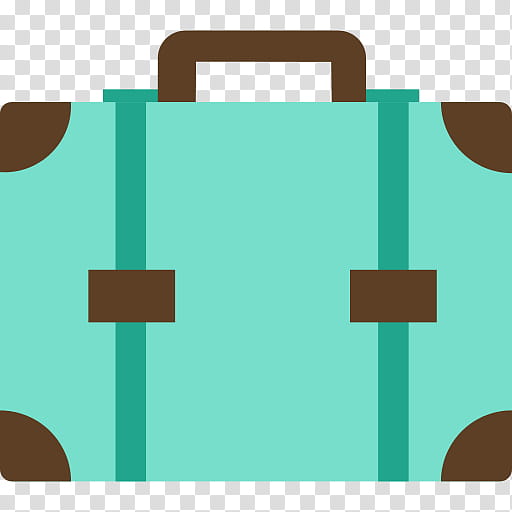 Suitcase, Baggage, Travel, Briefcase, Tool, Transport, Travel Agent, Green transparent background PNG clipart