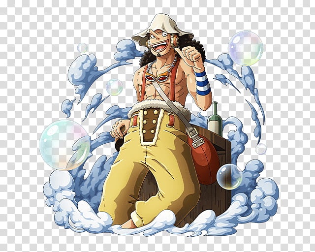 USOPP, male One Piece anime character transparent background PNG clipart