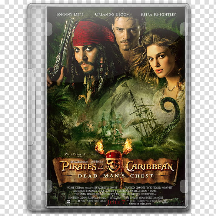 Movie Icon , Pirates of the Carribean, Dead Man's Chest transparent background PNG clipart